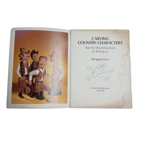 Carving Country Characters Step by Step Instructions Craft Book for 18 Projects - Picture 4 of 11